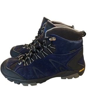 EB Yrlithug Women's Navy Blue Vibram Lace Up Outdoor Sneaker Size 37
